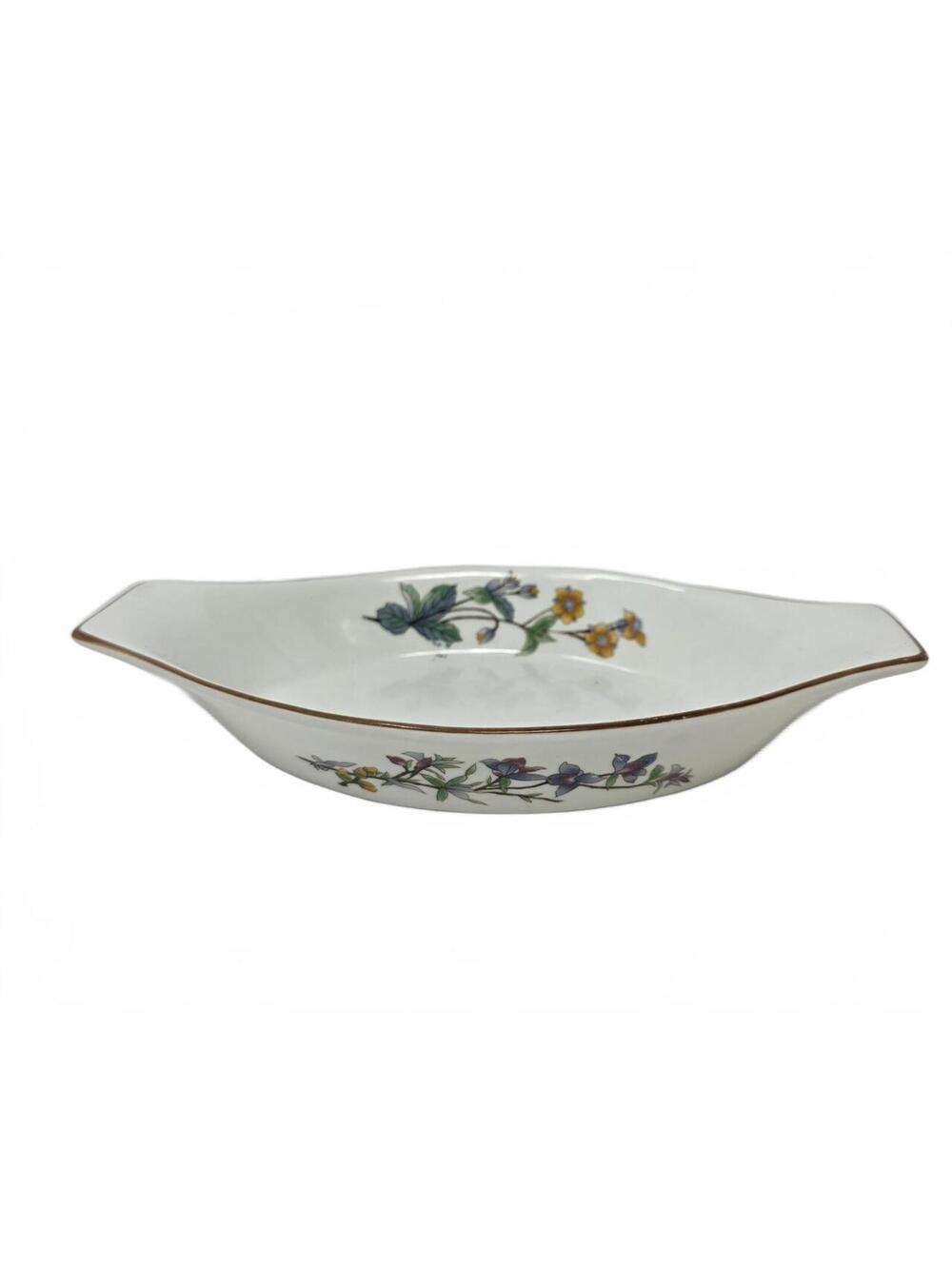 Woodhill by Citation Au Gratin Baking Dish Wildflower Stoneware Floral Oven Dish